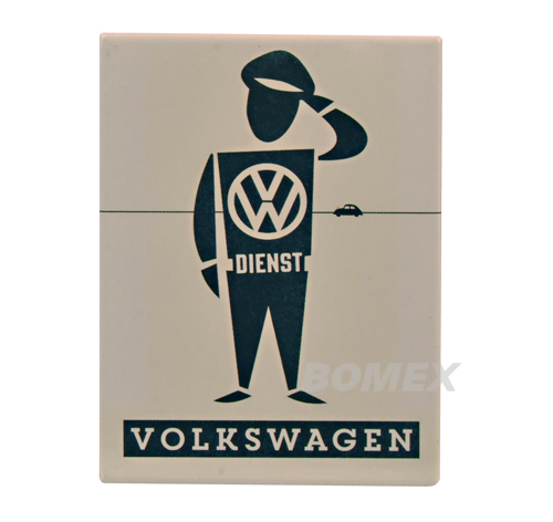 Magnetschild, VW Dienst Mann
