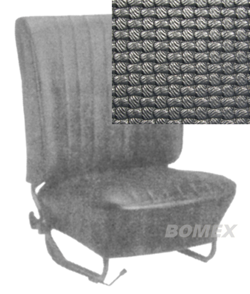Sitzbezüge, Korbmuster, schwarz, Käfer Limousine, 67-72 
