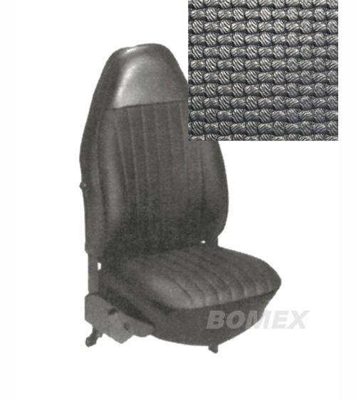 Sitzbezüge, schwarz, Cabrio, 1972-1973