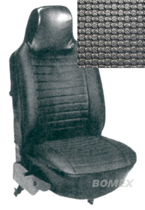 Sitzbezüge, Korbmuster, schwarz
, Käfer Cabrio, 73-76